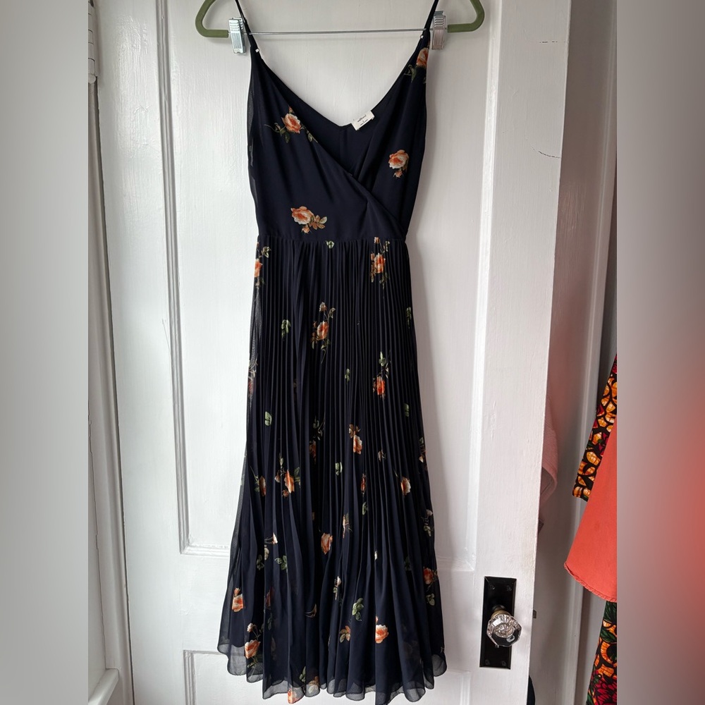 Wilfred pleated wrap dress